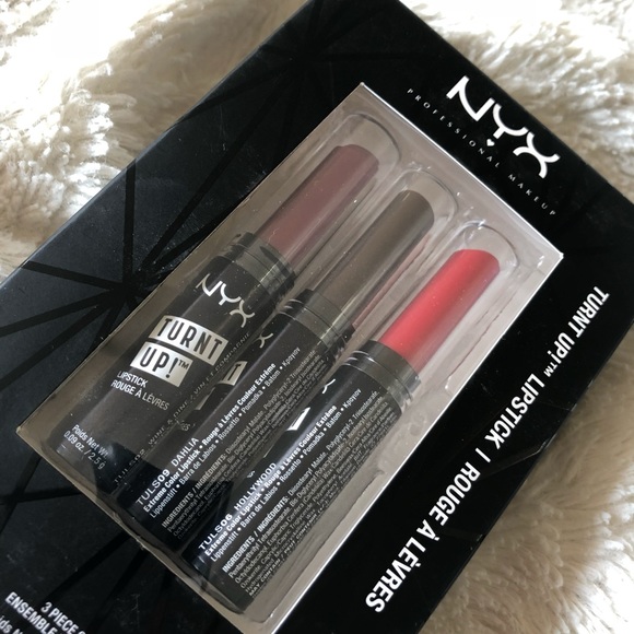 BRAND NEW* NYX Turnt up Lip Trio - Picture 2 of 2